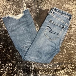 American Eagle Hi-Rise Crop Flare Jeans